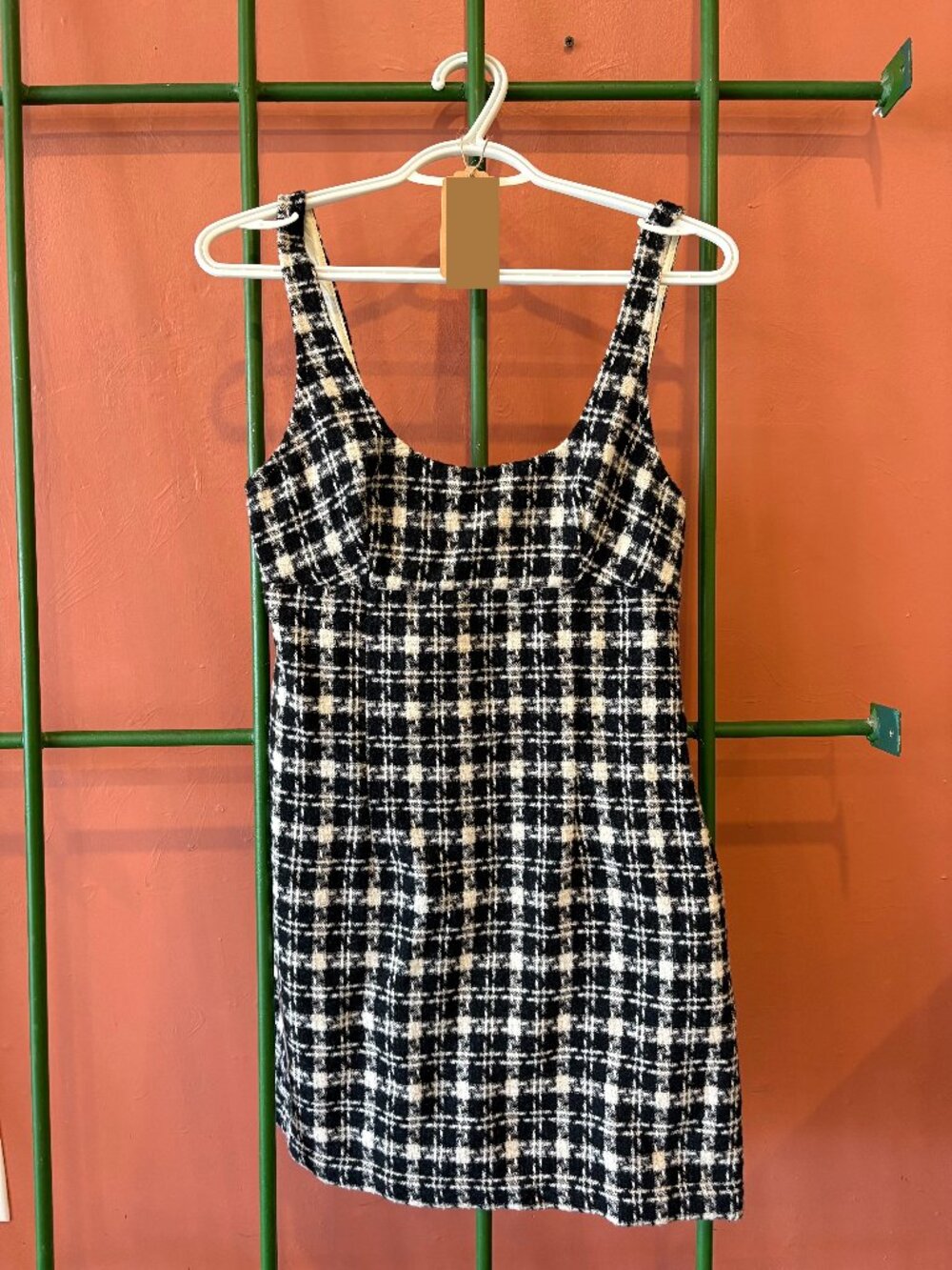 Houndstooth Mini Dress New Tags On